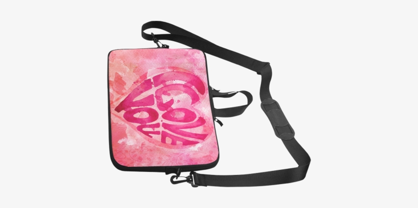 I Love You Watercolor Laptop Handbags 17" - Laptop, transparent png download