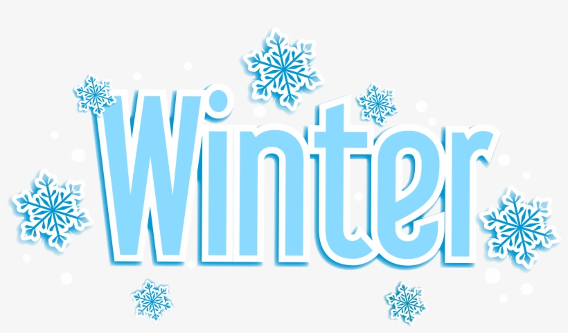 Winter Text Transparent Png Clip Art Image, transparent png download