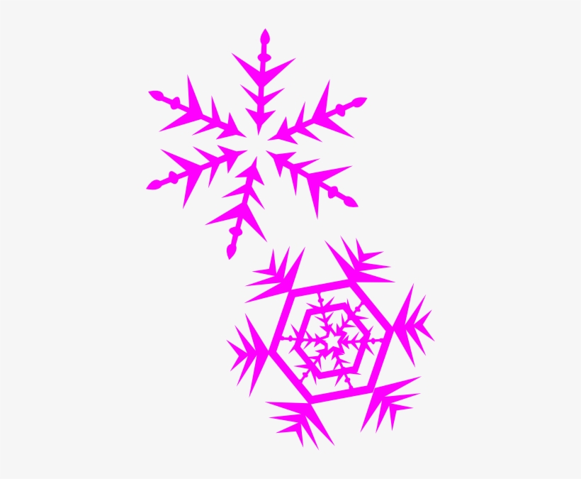 Pink Snow Clip Art - Pink Snow Png, transparent png download