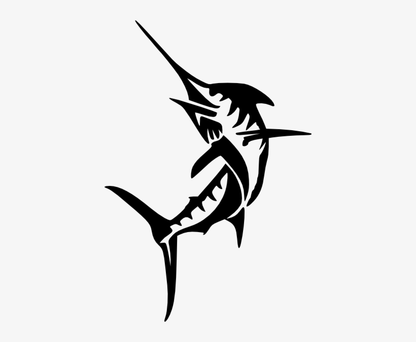 13462030691510224471512 1010b - Marlin Silhouette, transparent png download
