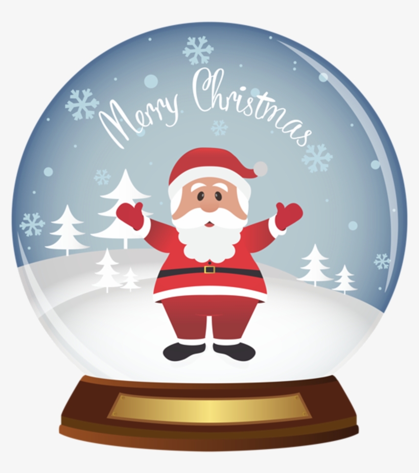 Christmas Snow Globe Clipart Png - Christmas Snow Globe Png, transparent png download