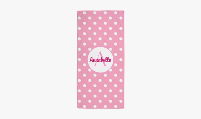 Pink Polka Dot Beach Towel On Cafepress - Cafepress Pink Polka Dot Samsung Galaxy S8 Plus Case, transparent png download