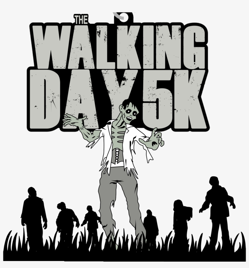 The Walking Day 5k - Illustration, transparent png download