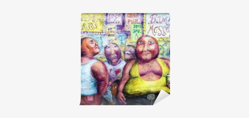 Group Of People Walking And Drinking Nightlife Red - Nightlife, transparent png download