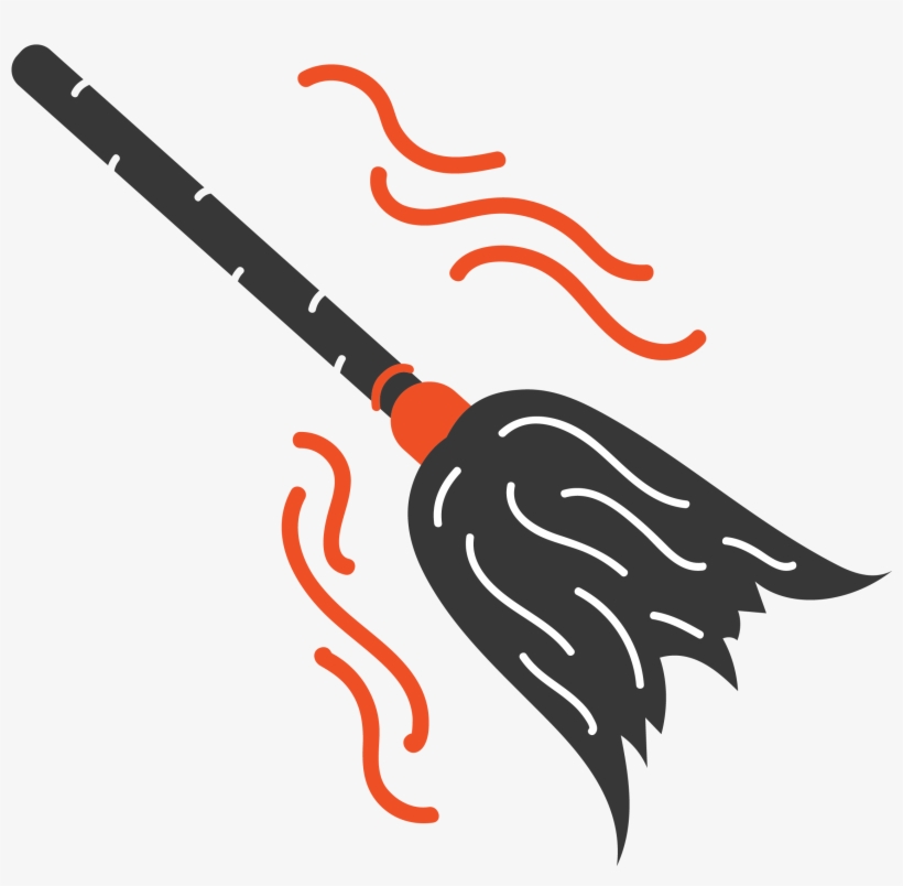 Broomstick - Witchcraft, transparent png download