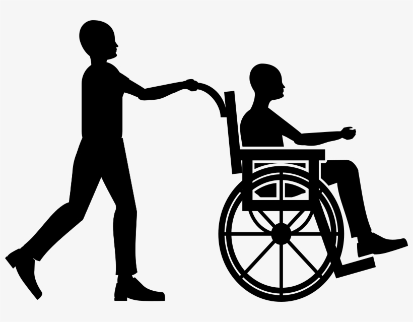 Medium Image - Person In Wheelchair Clipart, transparent png download