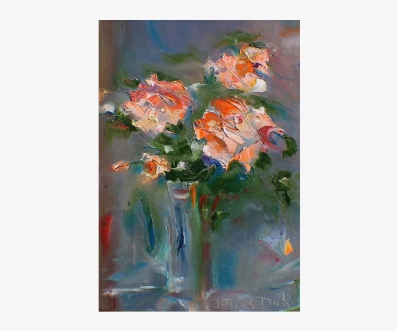 Rose Painting - Painting, transparent png download