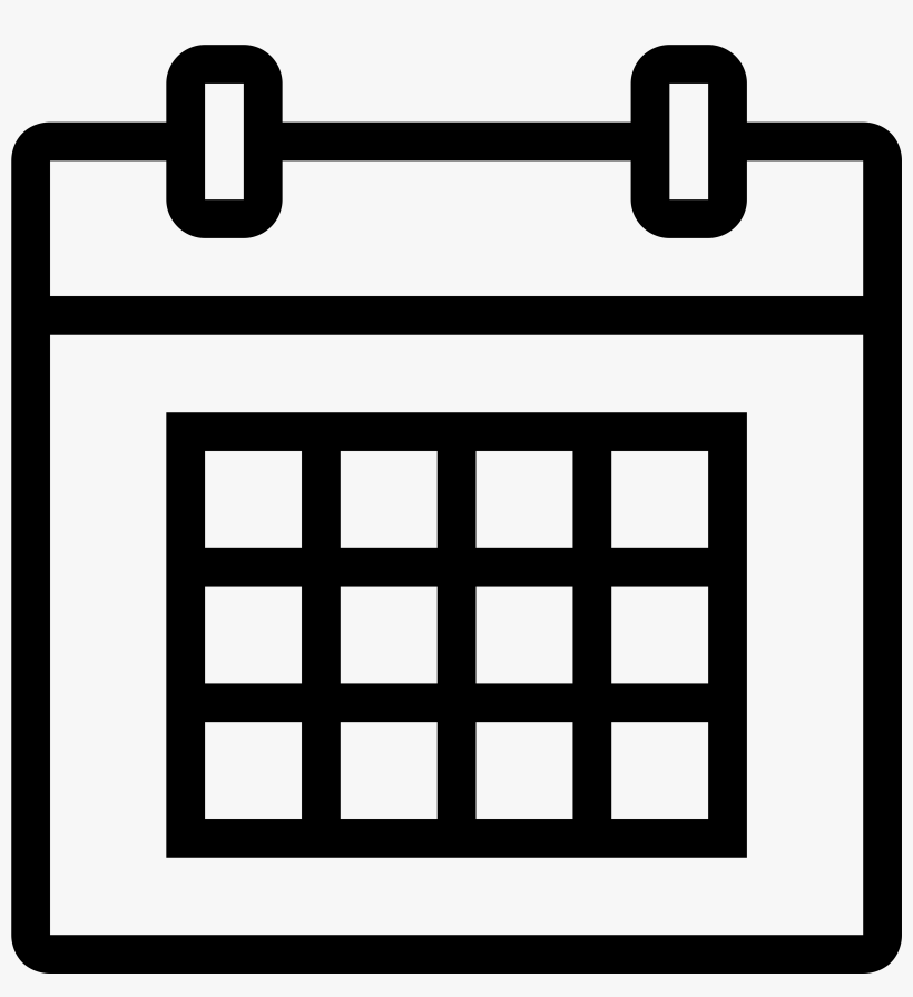 Calendar Icon - Calendar Icon Transparent Transparent PNG - 1600x1600 -  Free Download on NicePNG