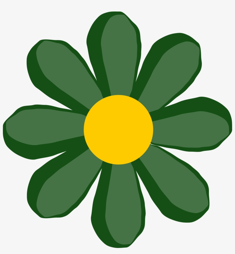 Jpg Library Big Image Png - Flowers Clipart Green, transparent png download