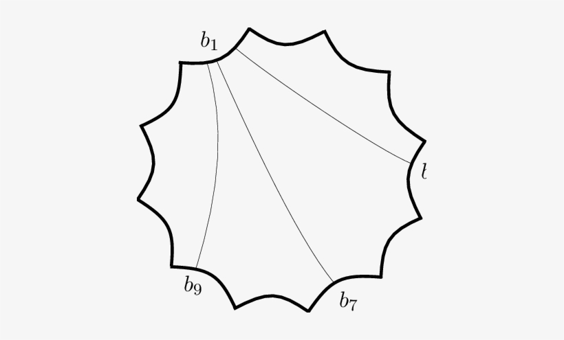 The Decomposition Of A 12-gon - Line Art, transparent png download