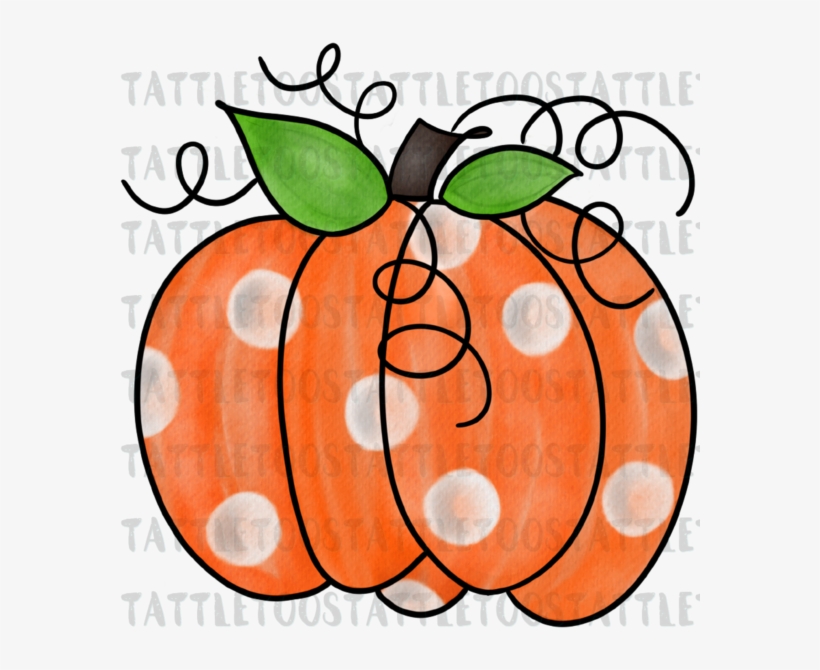 Watercolordotpumpkintf, transparent png download