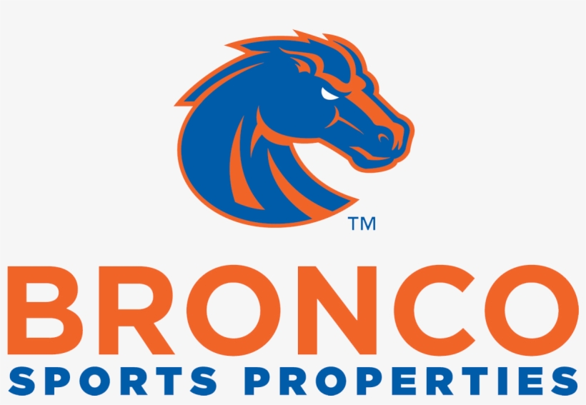 Bronco Sports Properties - Boise State Broncos Hbs White Vinyl Fitted Spare Car, transparent png download