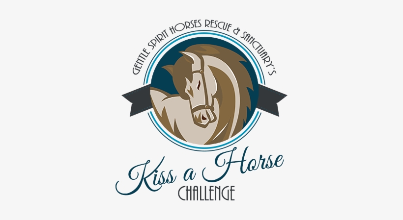 Kiss A Horse Challenge Logo - Design On Style 'wake Me With A Kiss' Vinyl Applique, transparent png download
