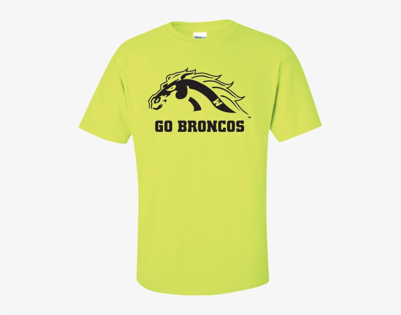 Cheer On Wmu In This Ghost Bronco Logo Tee - Western Michigan University Broncos 9 Foam Football, transparent png download