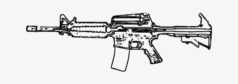 Rifle, Automatic Gun, Weapon, Arms, Silhouette, Gun - Il Male Degli Altri [book], transparent png download