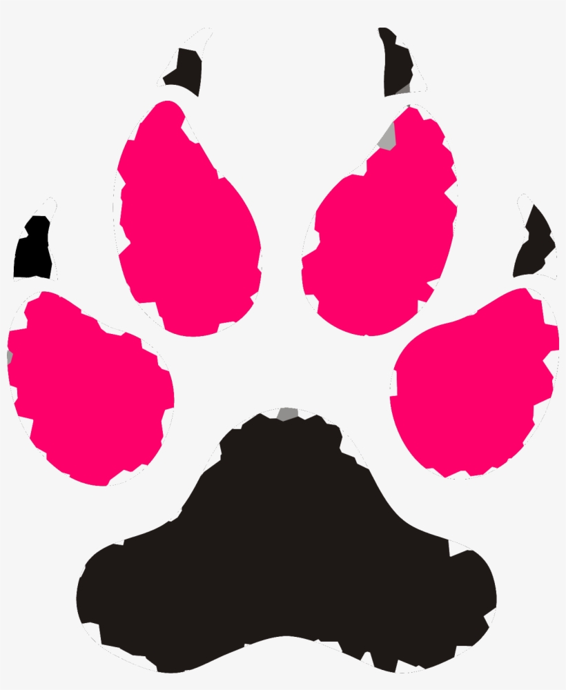 Paws Vector Clip Art Wolf Paw Print Clip Art 1282 1501 - Clip Art, transparent png download