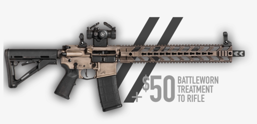 Stripped Pattern Rifle - Rifle, transparent png download