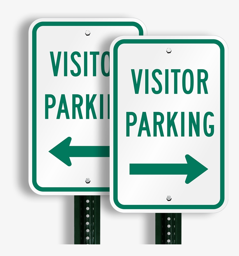 Visitor Parking Sign - Parking Sign, transparent png download