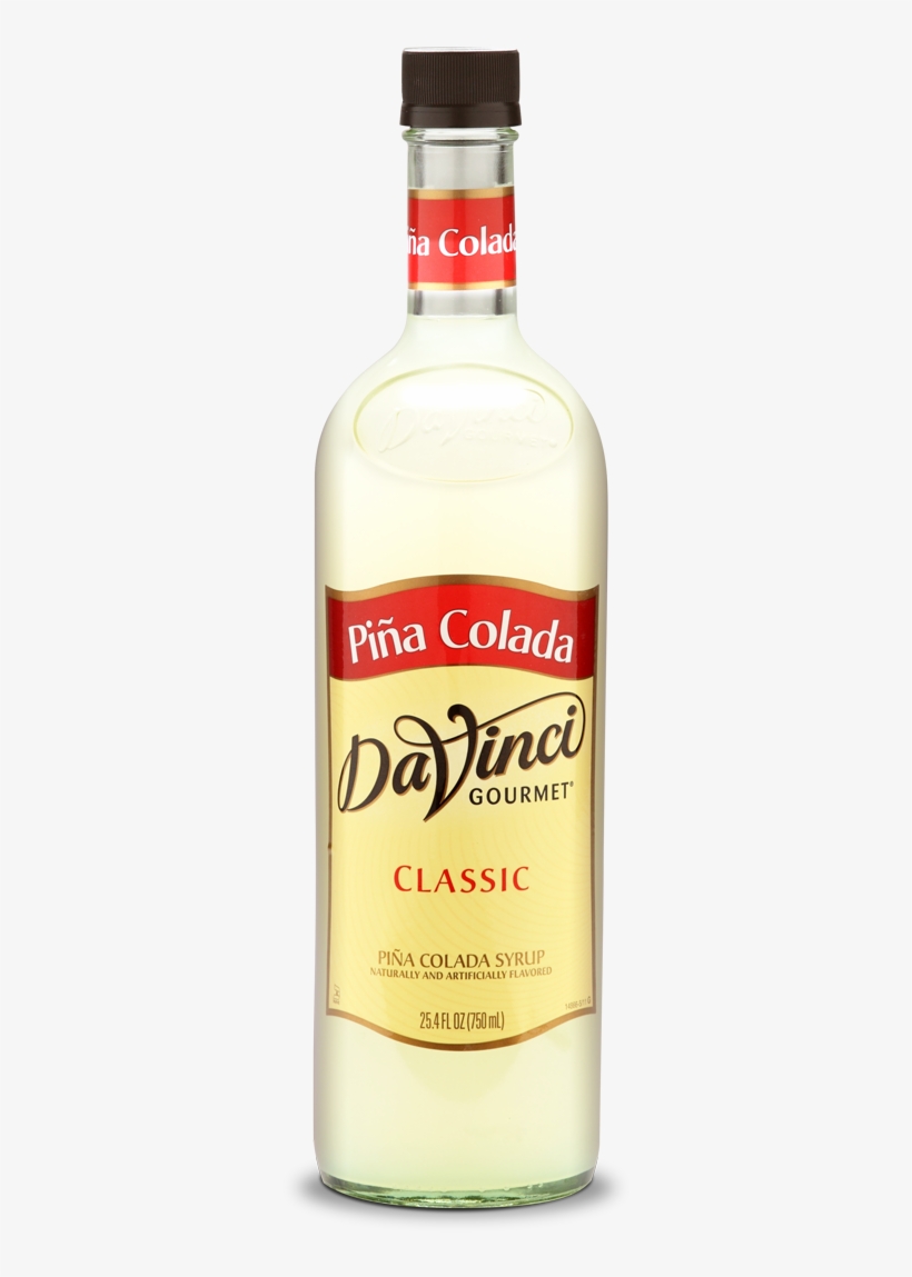 2073738400048 Pina-colada C 750ml G - 【au限定】da Vinci フレーバーシロップ クラッシック ホワイトチョコレート 750ml, transparent png download