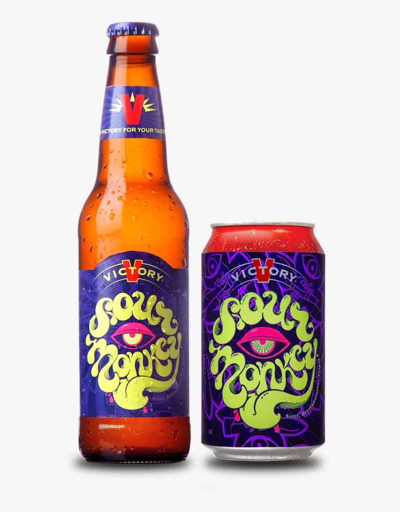 Sour Monkey - Sour Monkey Victory Beer, transparent png download