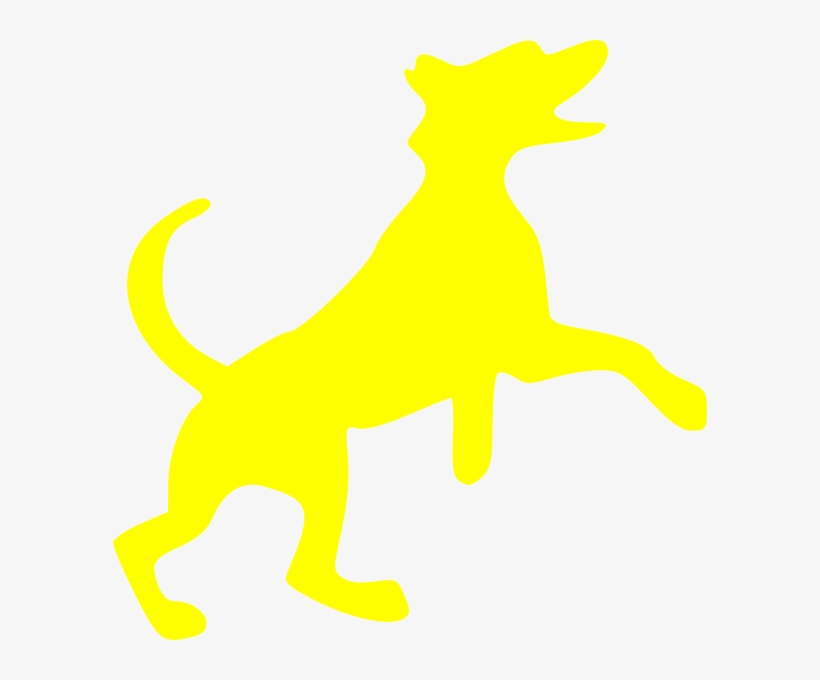 Flyball Dog On Board Leaping Dog Paw Print Car Magnet, transparent png download