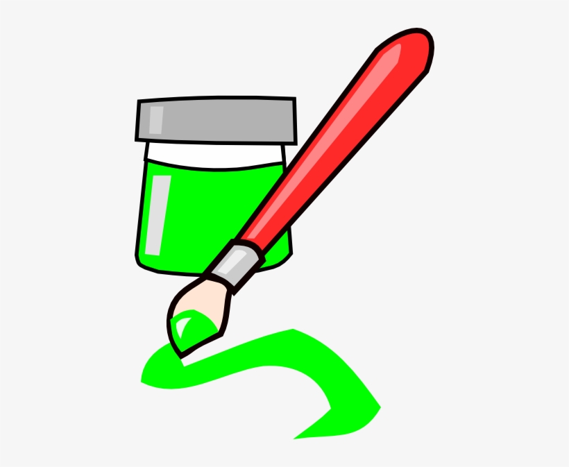 Paint Clipart - Green Paint Clip Art, transparent png download