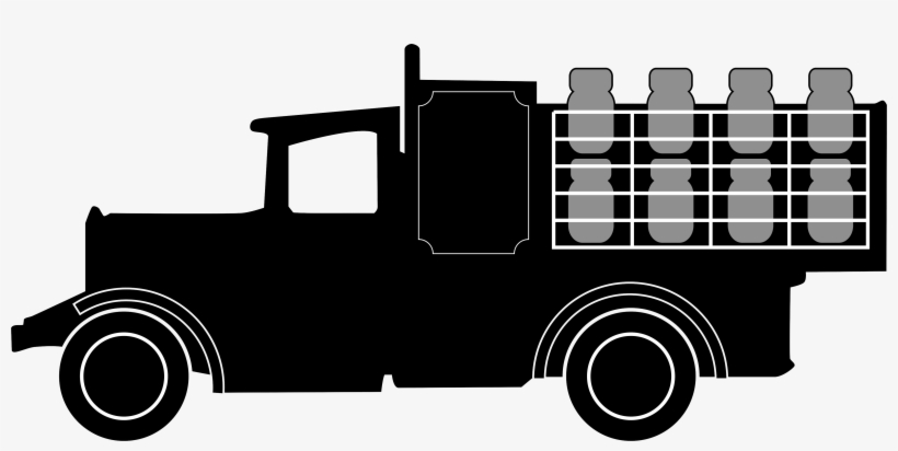 Milk Truck Icon - Stock Illustration, transparent png download