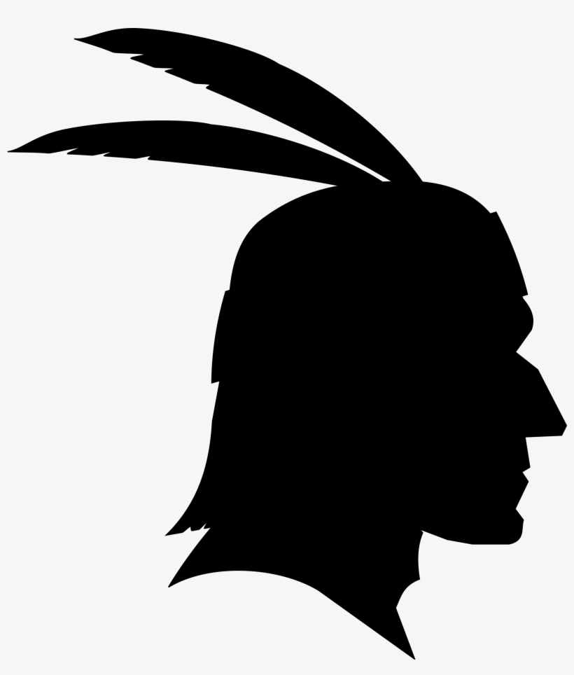 Silhouette Thanksgiving At Getdrawings - Native American Png, transparent png download