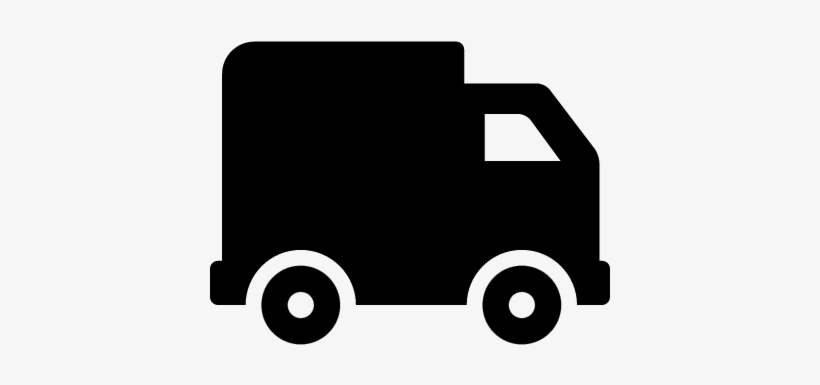 Truck Icon Vector - Fast Truck Icon Black, transparent png download