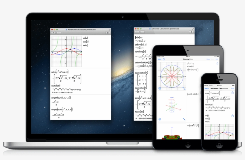 Algebra And Graphing Calculator For Iphone, Ipad And - Iphone Ipad And Mac, transparent png download