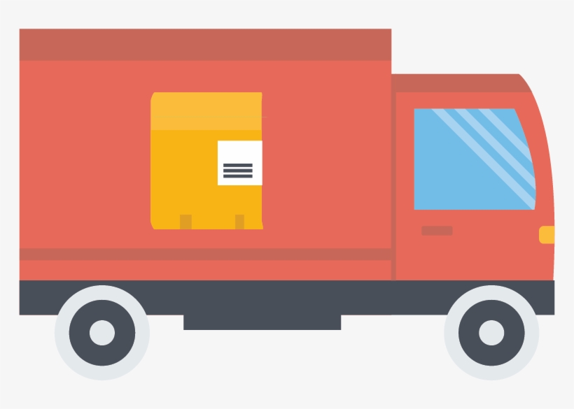 Delivery Clipart Courier Van - Car, transparent png download