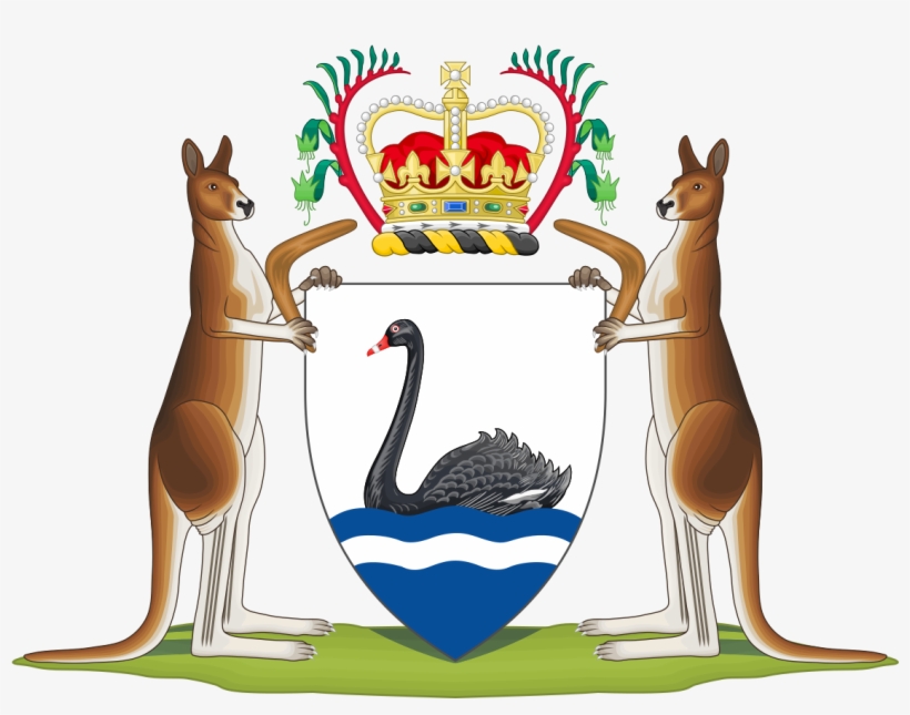 Government Of Western Australia - Western Australia Coat Of Arms, transparent png download