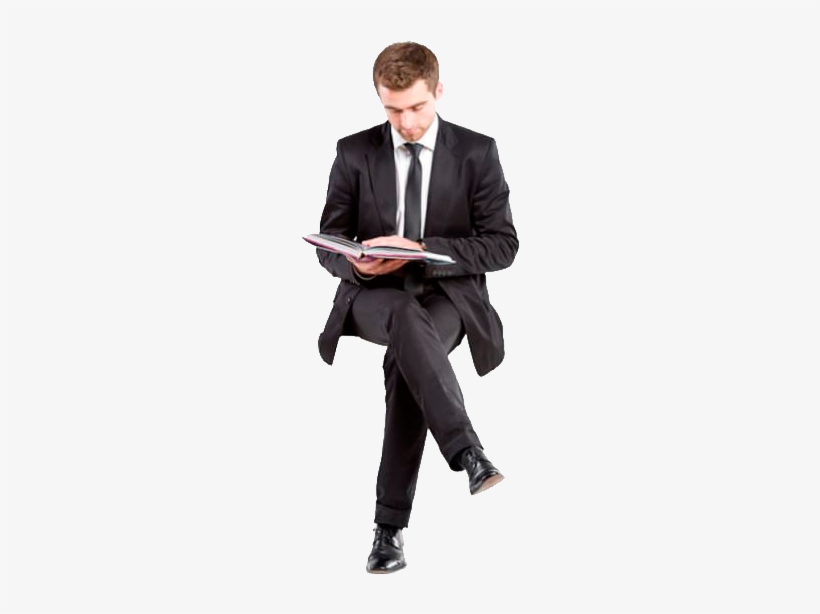 Cutout Man Sitting People Png Cut Out People Tree People Suit