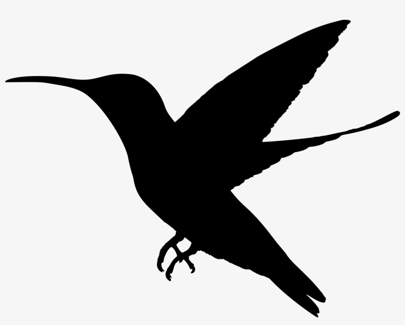 This Free Icons Png Design Of Hummingbird Silhouette, transparent png download