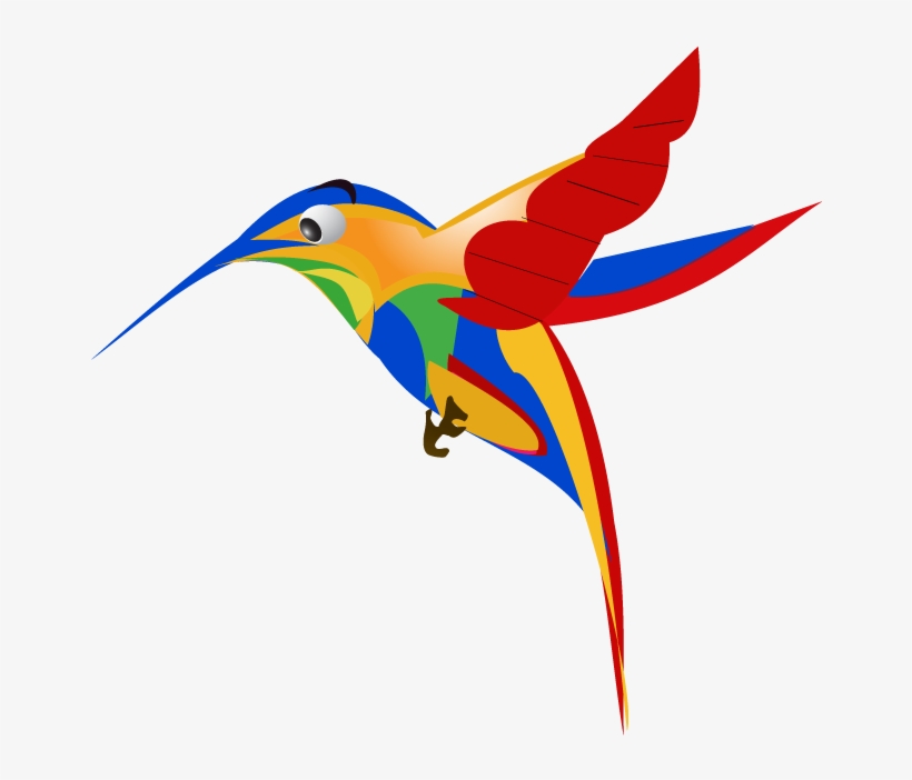 Image Black And White Download Download Royalty Free - Google Hummingbird, transparent png download