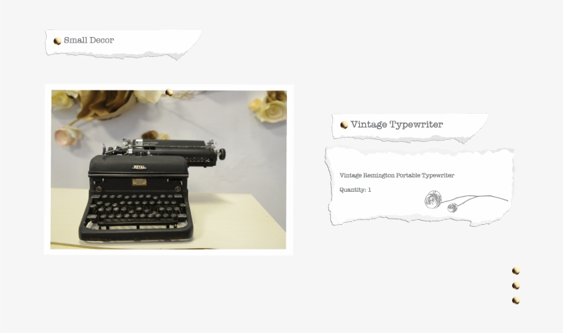 Vintge Typewriter - Machine, transparent png download