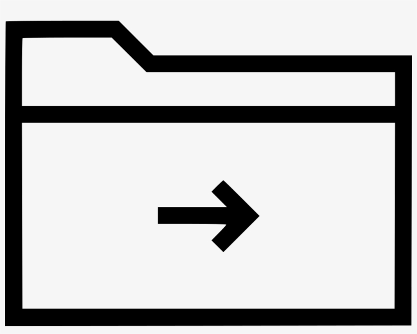 Folder Collection Group Move Arrow Forward Svg Png - Scalable Vector Graphics, transparent png download