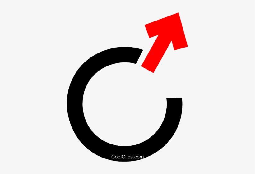 Male Symbol Royalty Free Vector Clip Art Illustration - Male Symbol, transparent png download