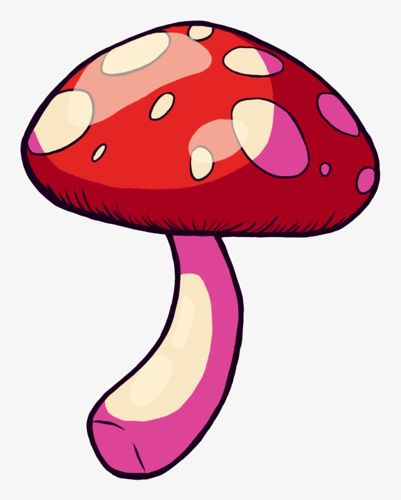 A Drawing Of A Toadstool - Shiitake, transparent png download