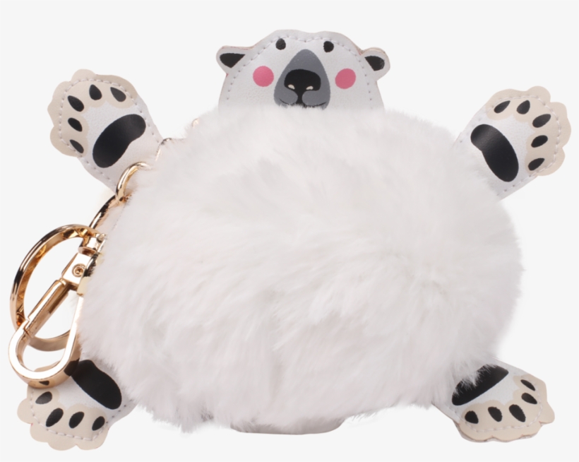 Polar Bear Pompom Power Bank - Battery Charger, transparent png download
