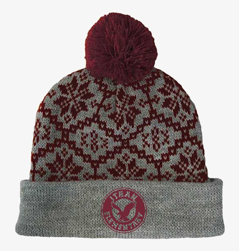 Ithan Es Snowflake Pompom Hat - Beanie, transparent png download