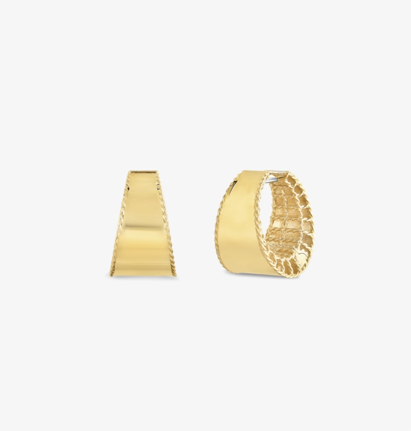Roberto Coin Tapered Hoops, transparent png download