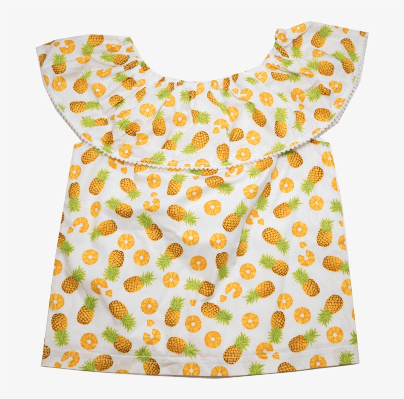 Pineapple Pom Pom Top - Pattern, transparent png download