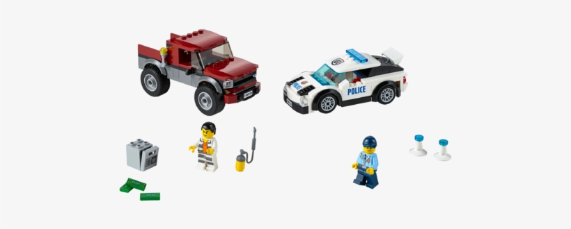 Police Pursuit - Lego City Police Police Pursuit, 60128, transparent png download