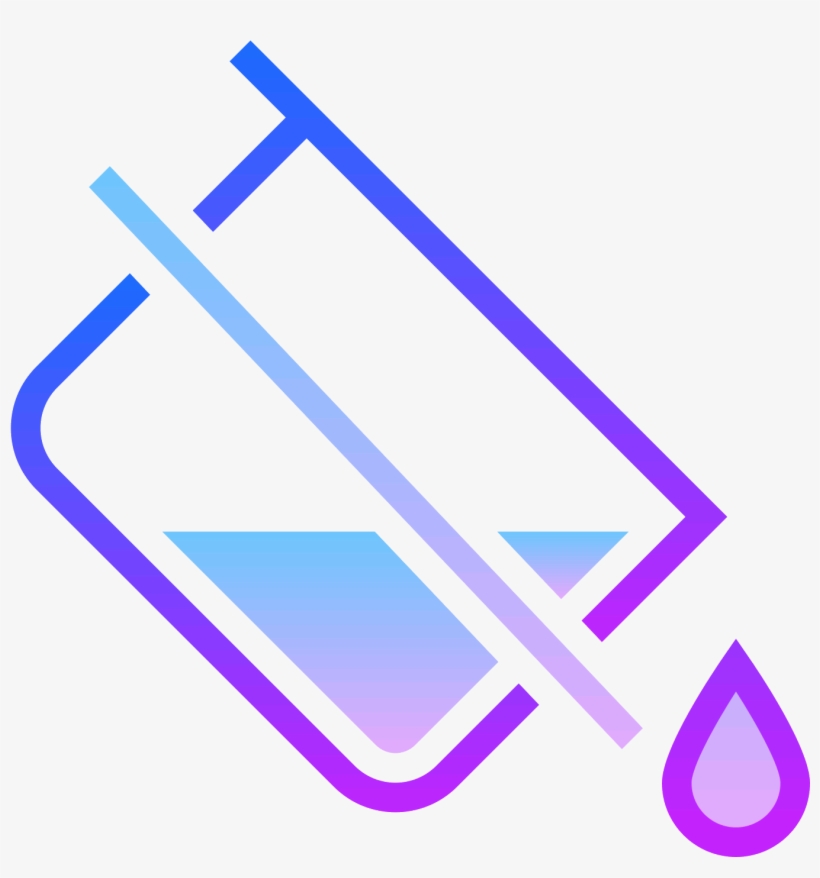 It's An Icon With A Paint Bucket About Halfway Tipped - Color, transparent png download