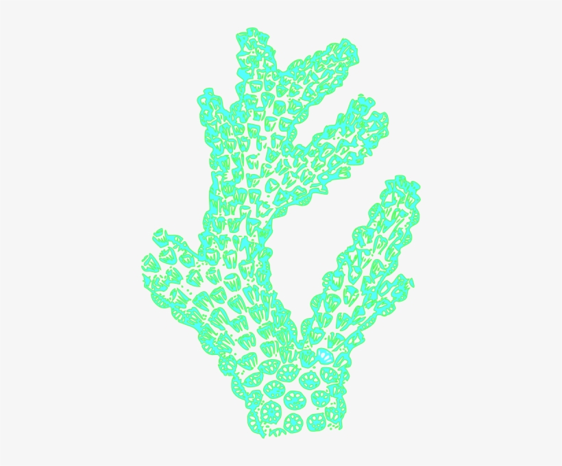 Coral Clip Art At Vector Clip Art Free - Art Print: Allen's Indigo Sea 3, 33x33in., transparent png download