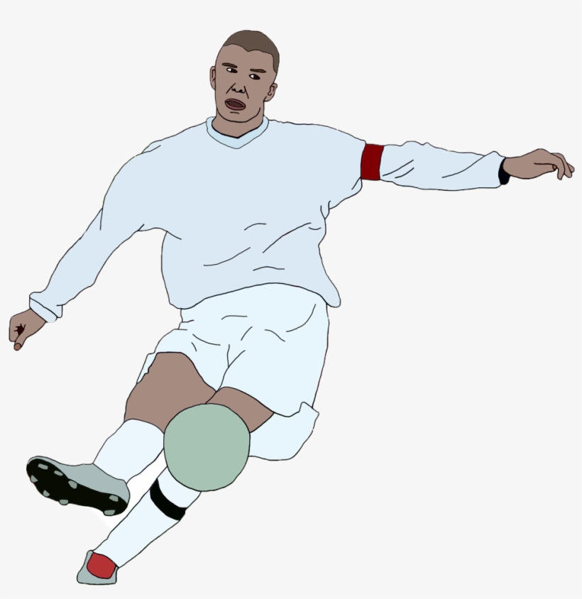 Beckham Won His 100th England Cap In A 1-0 Friendly - Kick American Football, transparent png download