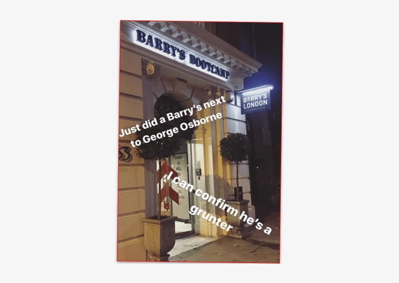 Over On Instagram George Osborne Has Been Spotted By - Banner, transparent png download