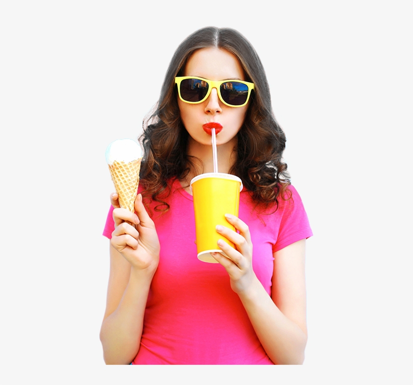 Two New Product Developments We Also Offer Are - Juice Drinking Girl Png, transparent png download