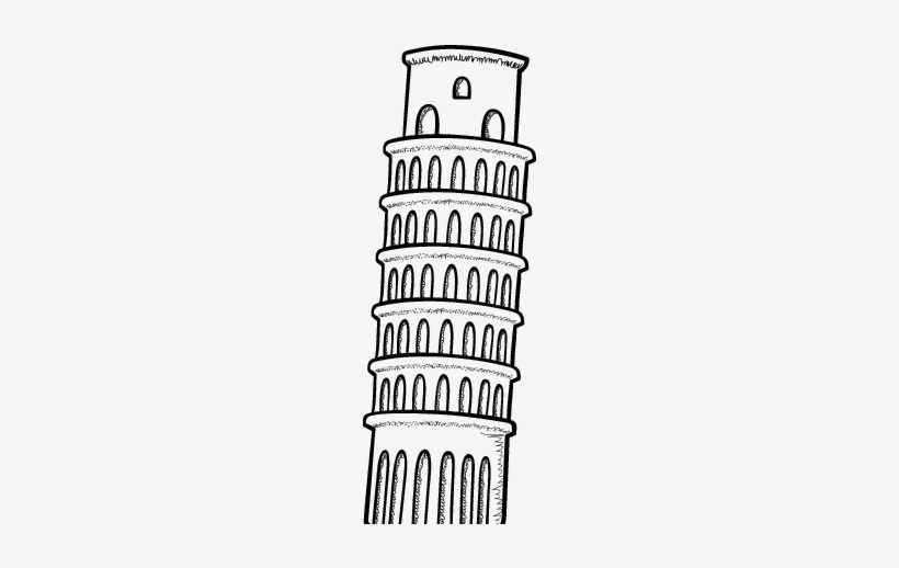 La Torre De Pisa 2 - Torre De Pisa Dibujo, transparent png download